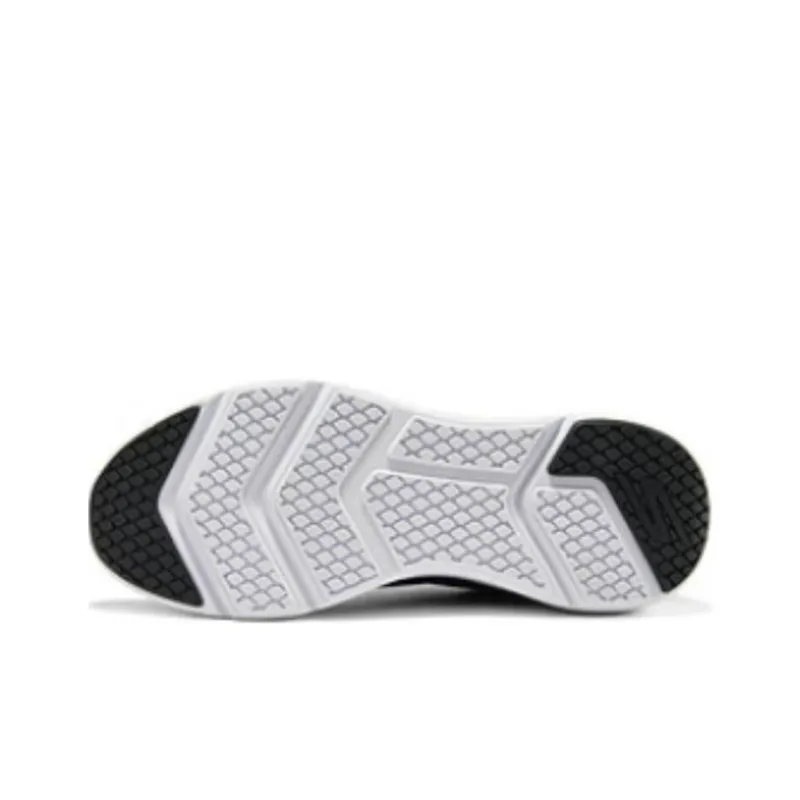 Skechers Low Top Running Shoes Men's Black Blue-4