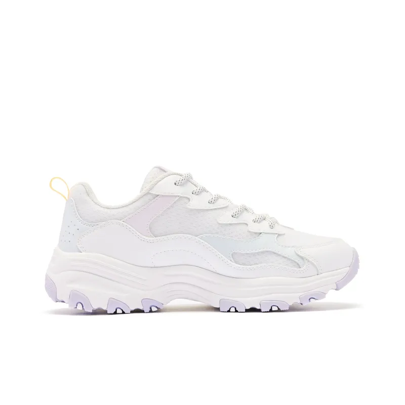 QIAODAN Breathable Lightweight Rebound Low-Top Casual Shoes Women's Jordan White/Light Purple-1
