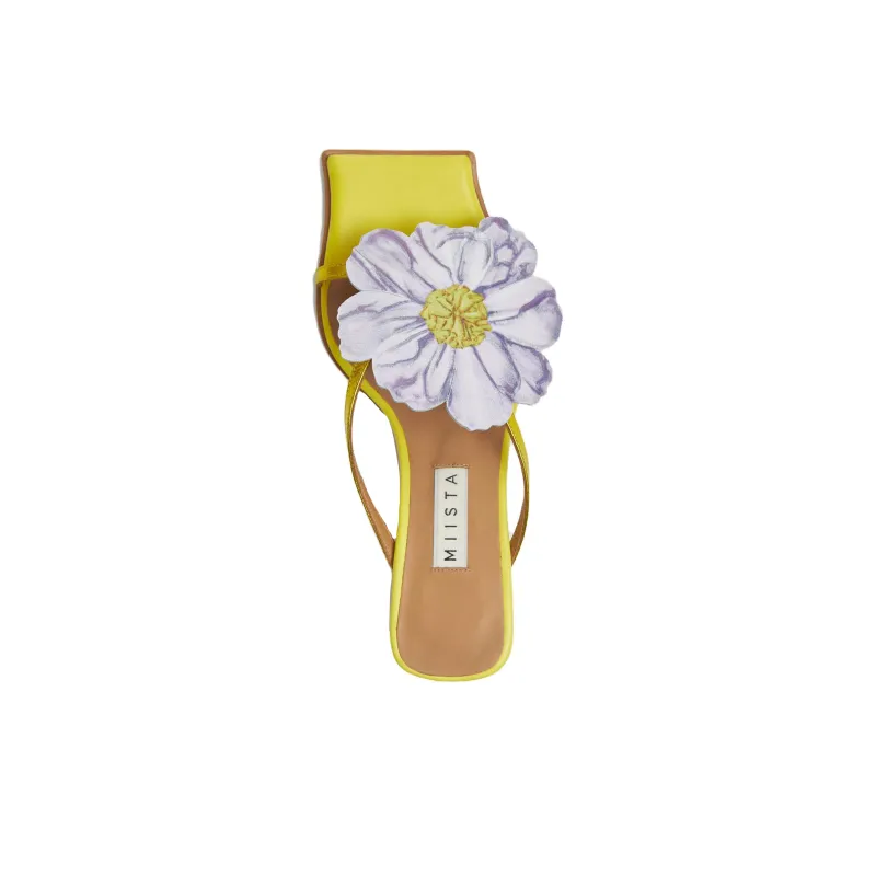 MIISTA Flip Flops 5cm Women's Lime-3
