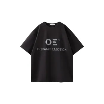 Organic Emotion T Shirt Unisex Washed Black