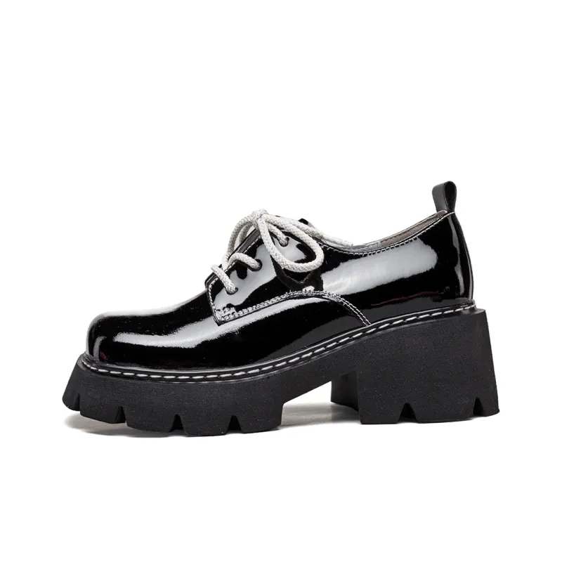 YEARCON Loafers Women's Rose Red, Black-5