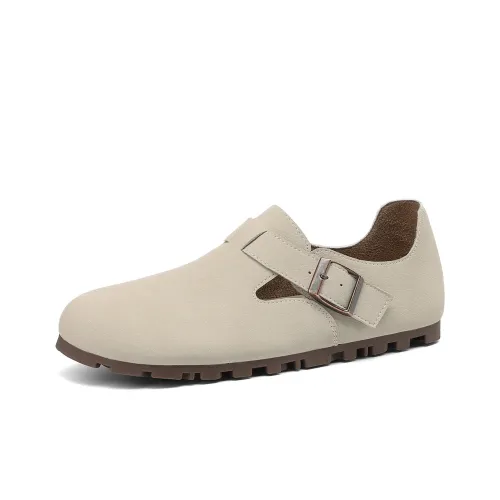 JOSINY Casual Single Shoes 1.5cm Women's Ecru/Apricot