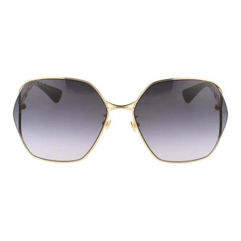 GUCCI Butterfly Sunglasses Women's Gold-1
