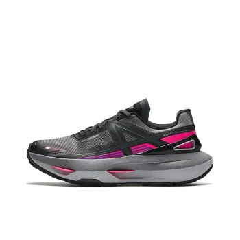 Anta Champion Series Swift Cushioning Low Top Running Shoes Men's Black Red