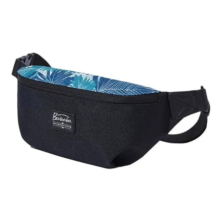 BOSTANTEN Fabric Shoulder Bag Crossbody Bag Sling Bags Unisex Black-2