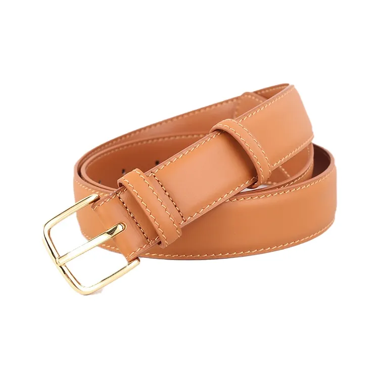 AAJF Cow Leather Leather Belts Women's Width 3.5cm-13