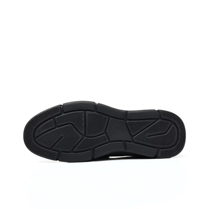 Romon Dress Shoes Men Low Top Black-4