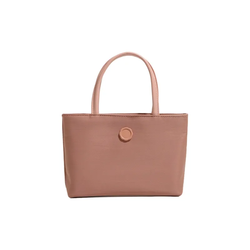 PESASRIE Canvas Canvas Bag Handbags Women's Black/Ecru/Pink-16