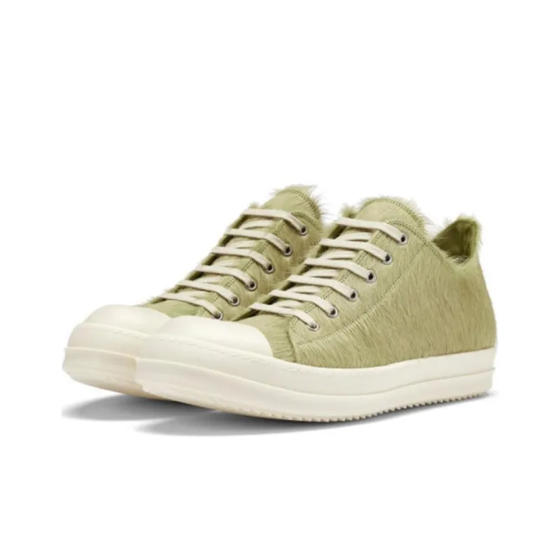 RICK OWENS/RO Low Top Skateboard Shoes Men's Green-2