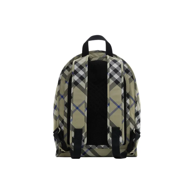 Burberry Shield Polyamide Backpack Men's Moss Green-4