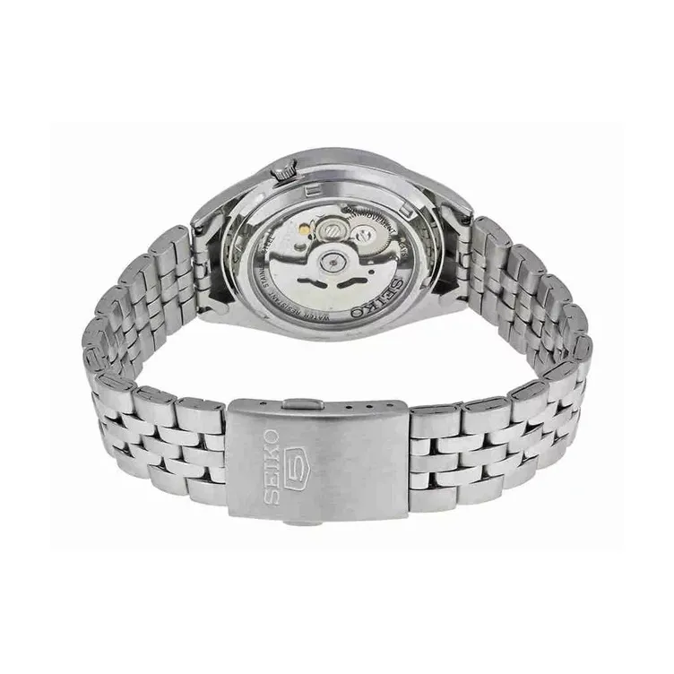 SEIKO 5 Collection Automatic Mechanical Movement Stainless Steel Strap Watch Men's Watches Silver Dial SNKL17-3
