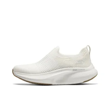 Skechers Cushioning Anti Slip And Wear Resistant Rebound Low Top Casual Shoes Women's White