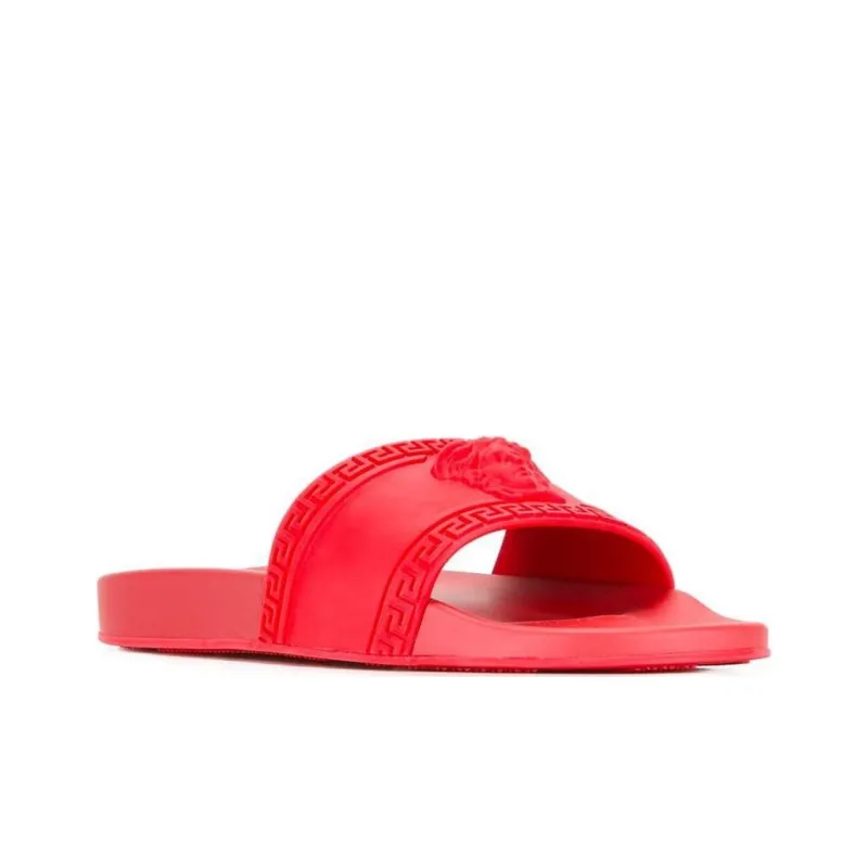 VERSACE Palazzo Medusa Pool Slide 'Red'-2
