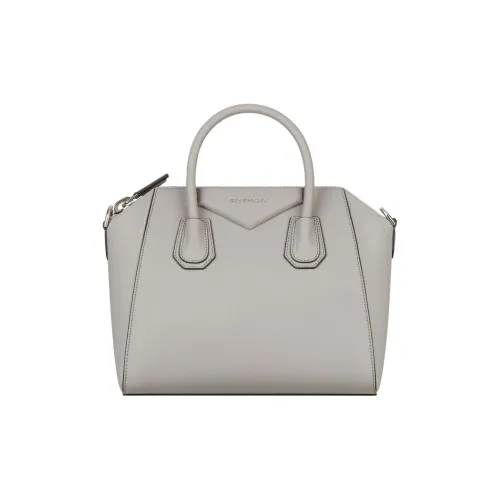 Givenchy Antigona Goatskin Shoulder Bag, Crossbody Bag, Handbag Trumpets Women's Pearl Gray