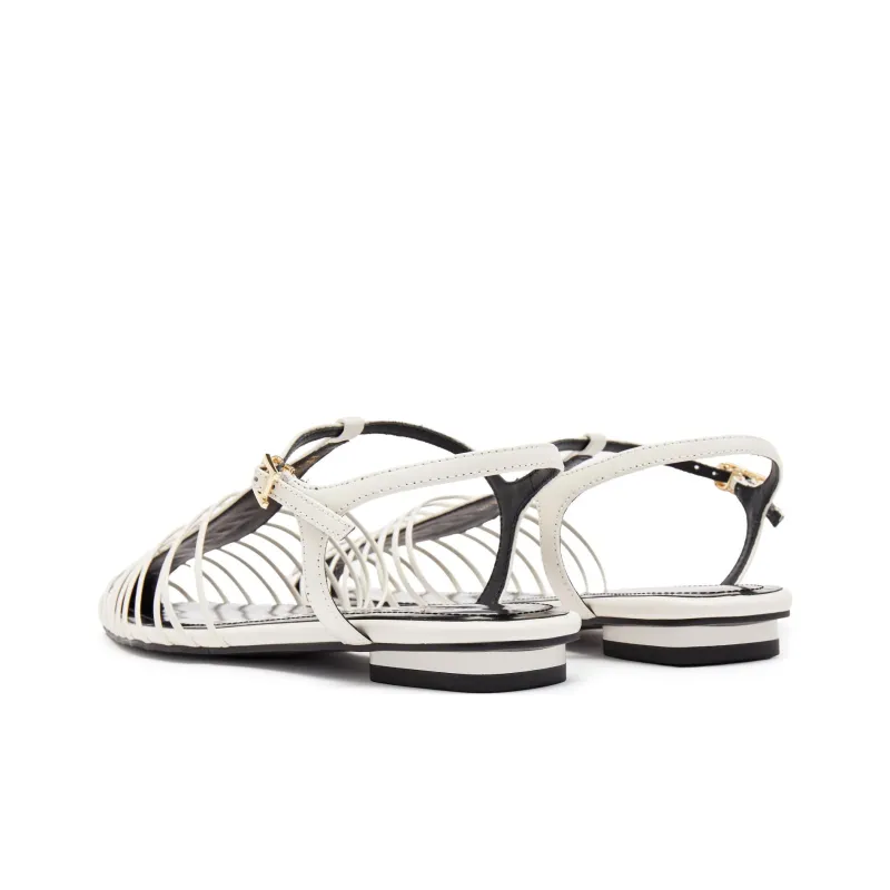 Staccato Fishbone Flat Shoes Roman Sandals Women's-2