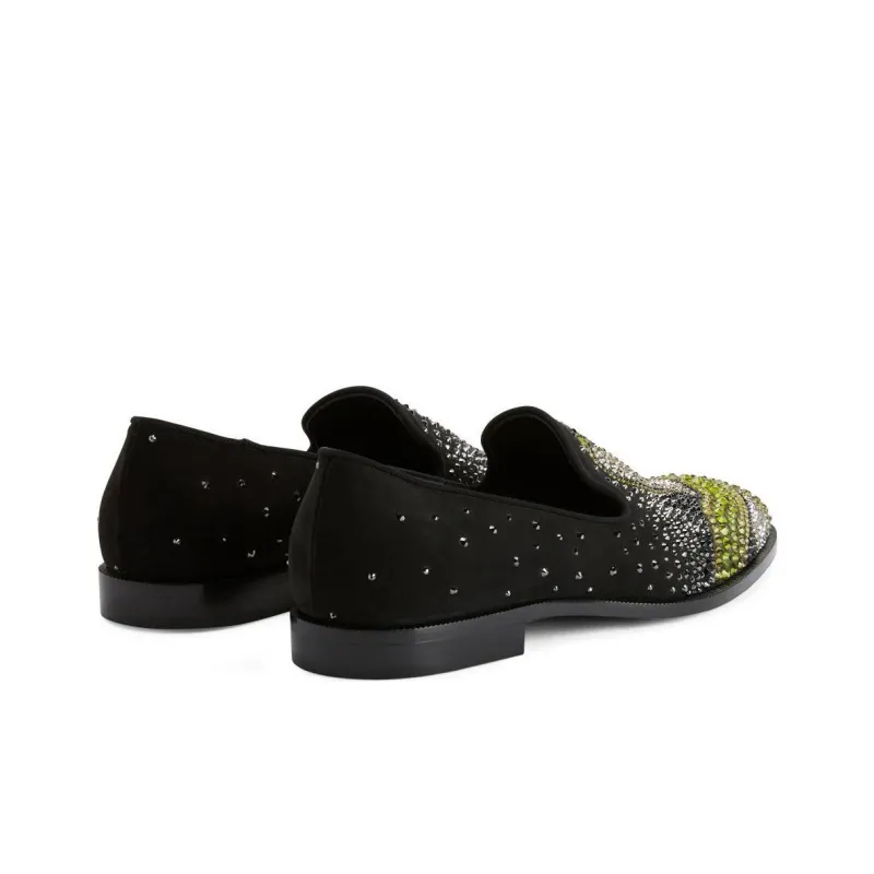 giuseppe zanotti Python Crystal-embellished Loafers-4