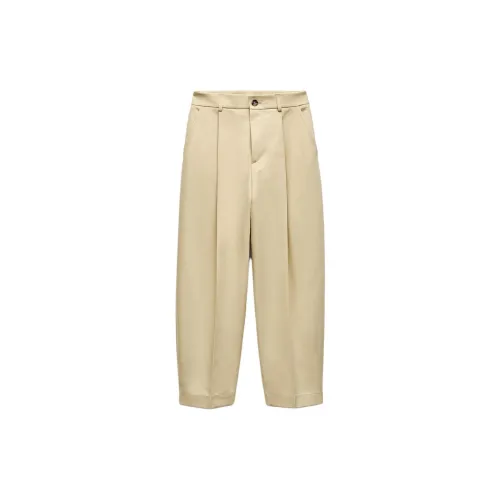 ZARA ZW Series Casual Pants Women's Tan