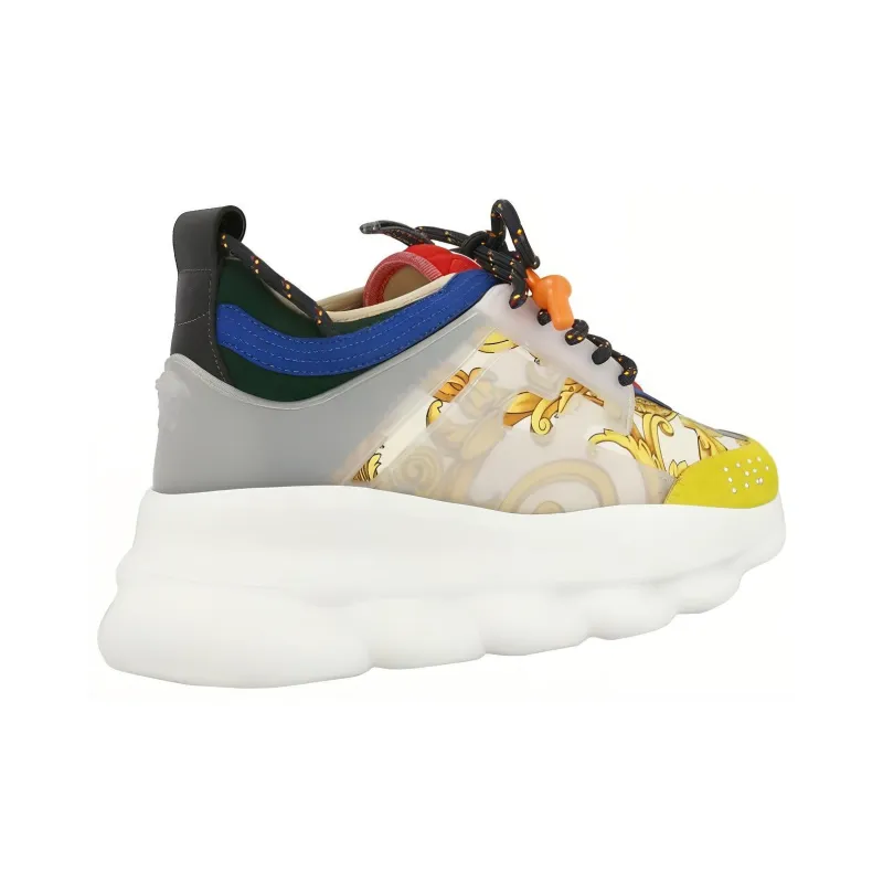 VERSACE Chain Reaction Multi-Color Rubber Suede-4