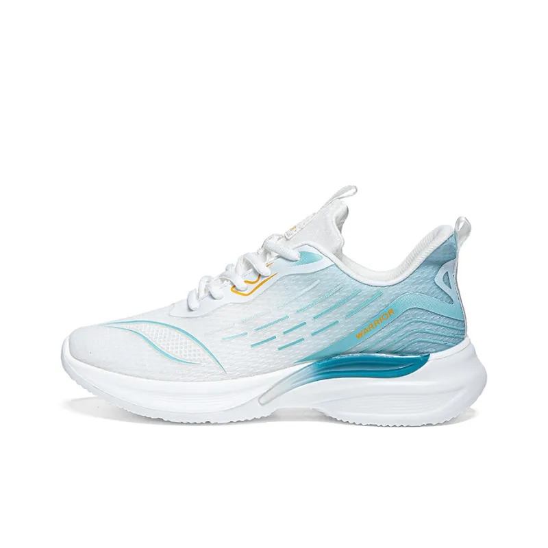 Warrior Students' Running Shoes Breathable Lightweight Low Top Casual Shoes Men's White Haze Blue-0