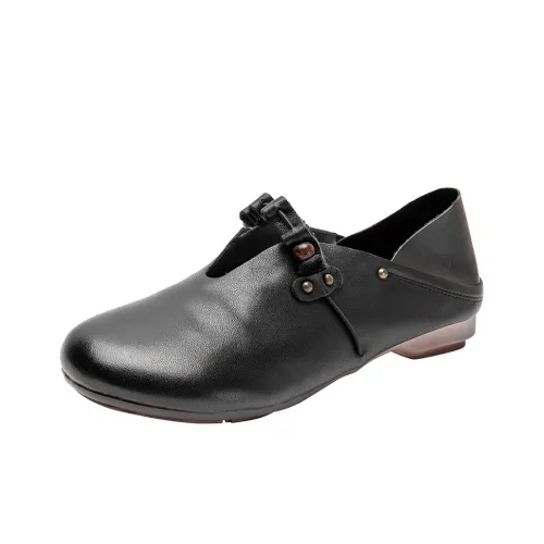 Okahui Casual Single Shoes 2cm Women's Black