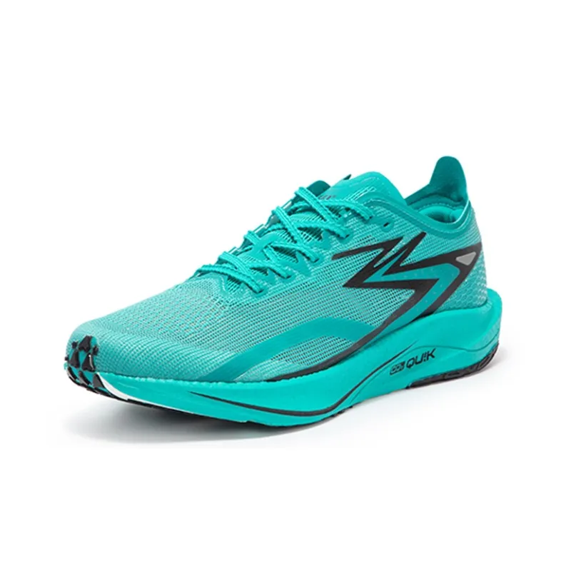 361° Speed Team Cushioned Slip Resistant Abrasion Resistant Breathable Low Top Sprint Running Shoes Unisex Teal Black-1