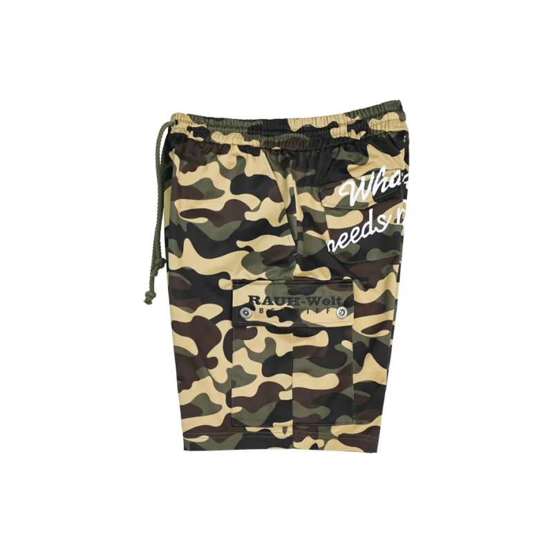 RAUH Welt BEGRIFF Cargo Shorts Men's Green-2