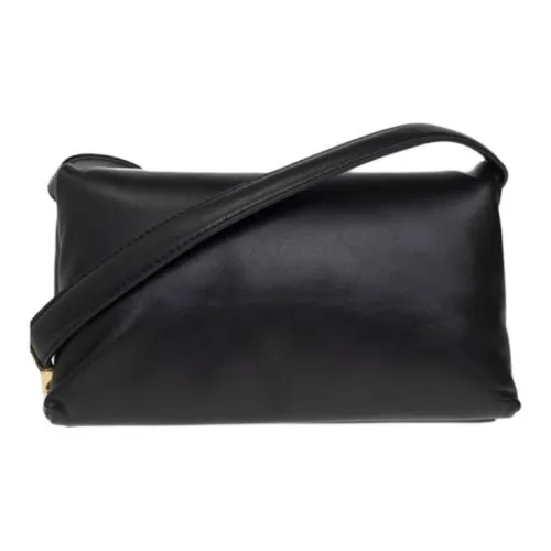 MARNI Cow Leather Shoulder Bag Crossbody Bag Women's Black