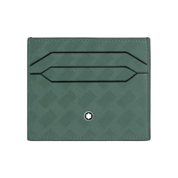 MONTBLANC Leather Card Holder Men's Tile Pine Green