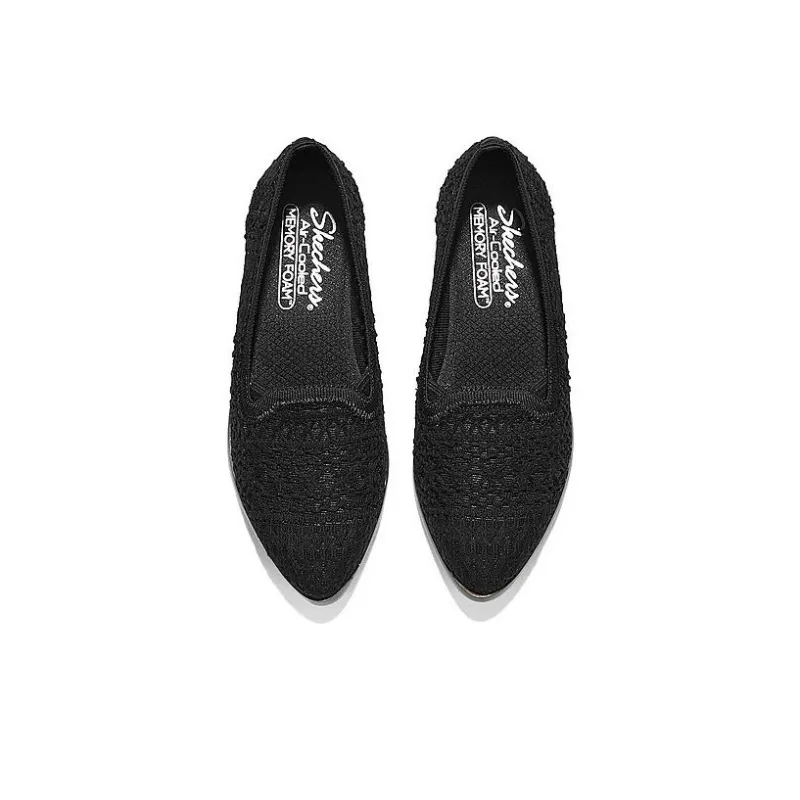 Skechers Modern Comfort Cushioning Anti Slip Wear Resistant Breathability Low Top Casual Shoes Women's Black-2