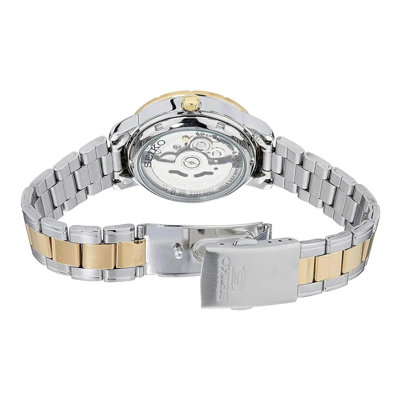 SEIKO Automatic Mechanical Movement Stainless Steel Strap Watch Women's Watch Silver Dial-1