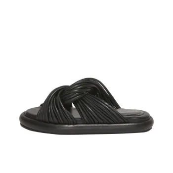 PROENZA SCHOULER Pipe Rolo Leather Slides Women's