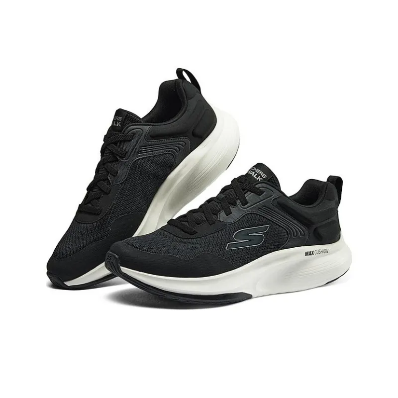 Skechers Slip Resistant Low Top Casual Running Shoes Men's Black-2