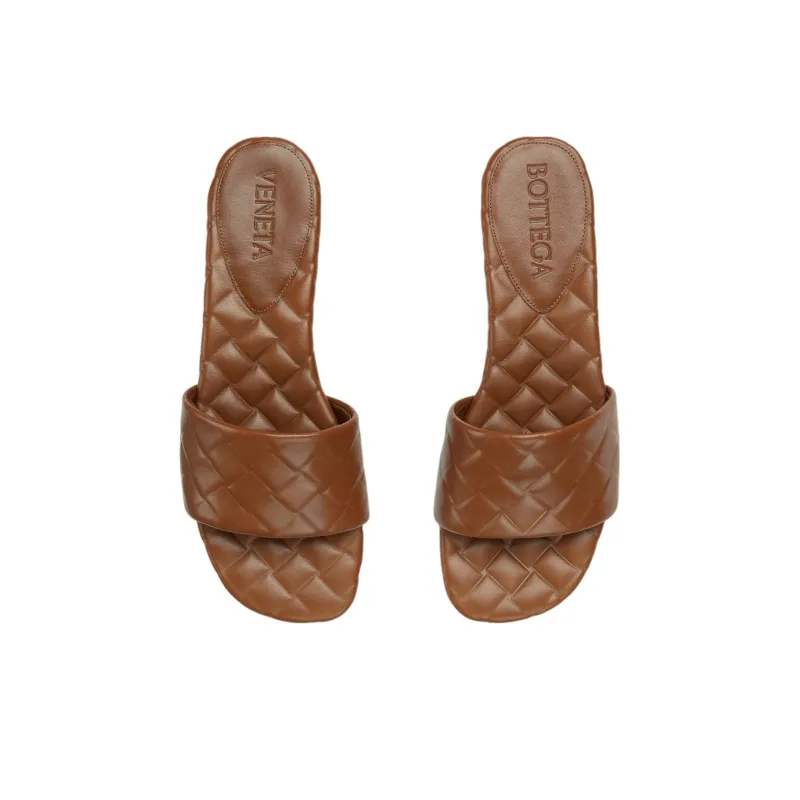 Bottega Veneta Quilted Slip On Sandals Women's-4