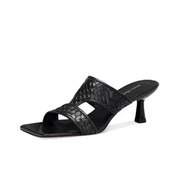 JESSICA SOPHIA Slip-Resistant Abrasion-Resistant Slide Slippers Women's Black