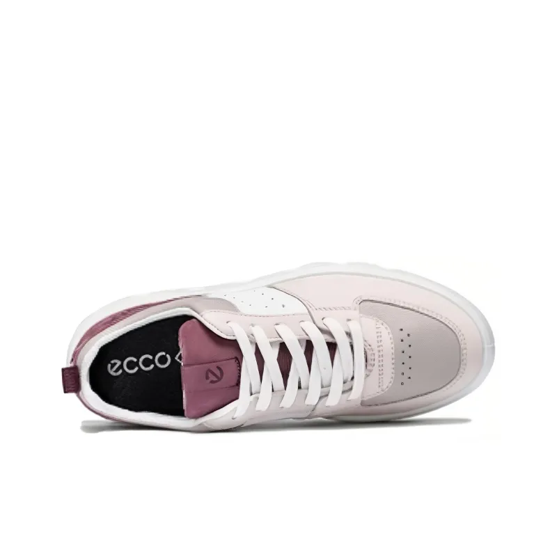 Ecco Low Top Skateboard Shoes Women's Lime Gray-3