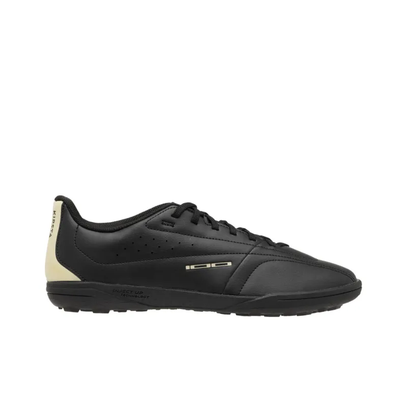 DECATHLON AG Rubber Short Studs Anti Slip Wear Resistant Soccer Shoes Men's Black-1