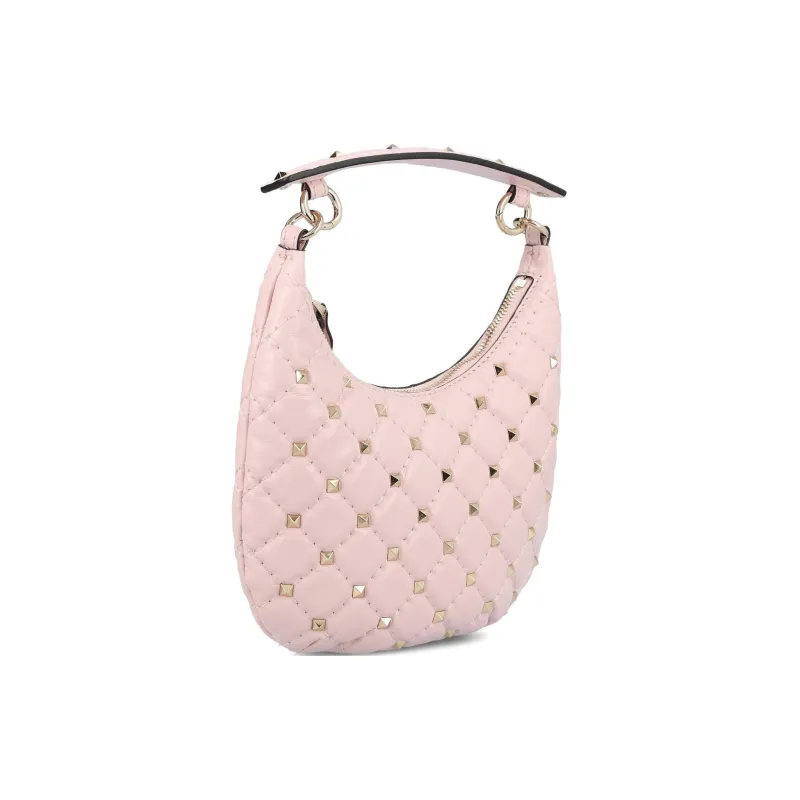 Valentino GARAVANI ROCKSTUD Calfskin Handbag Women's Pink-1