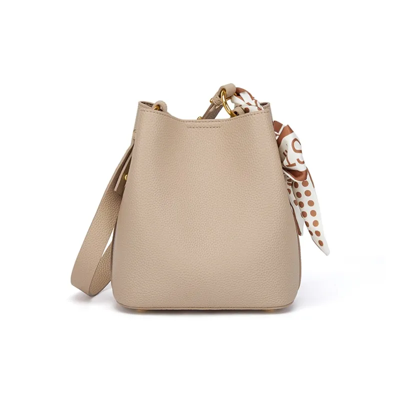 Simvay Clos Cow Leather Bucket Bags Shoulder Bags Regular Women's-2