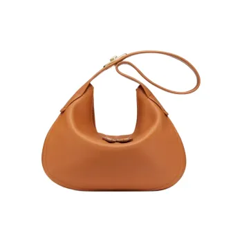 Valentino GARAVANI Nappa Leather GO HOBO Bag, Handbag, Shoulder Bag Women's Almond