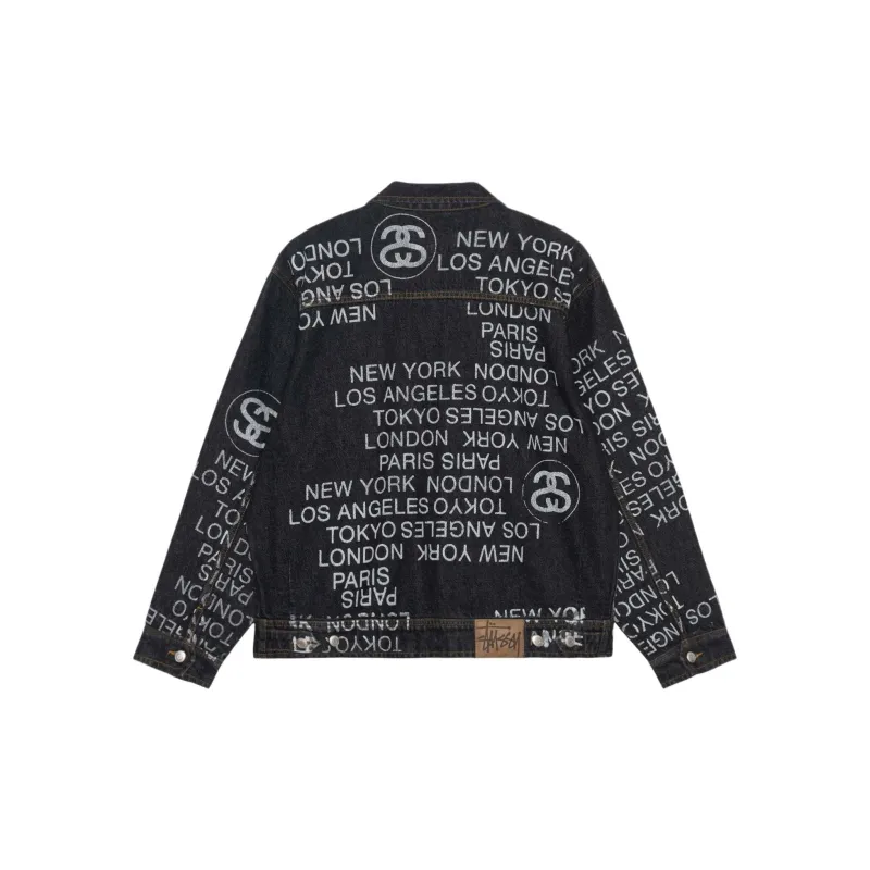 Stussy Zip Work Denim City Link Jacket-1