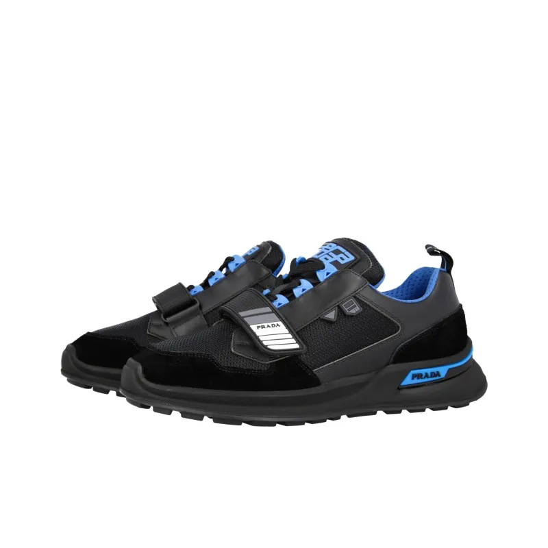 PRADA Mechano Leather Black Blue-2