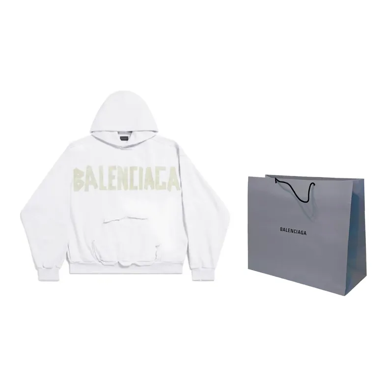 Balenciaga Ripped Pocket Hoodie-2