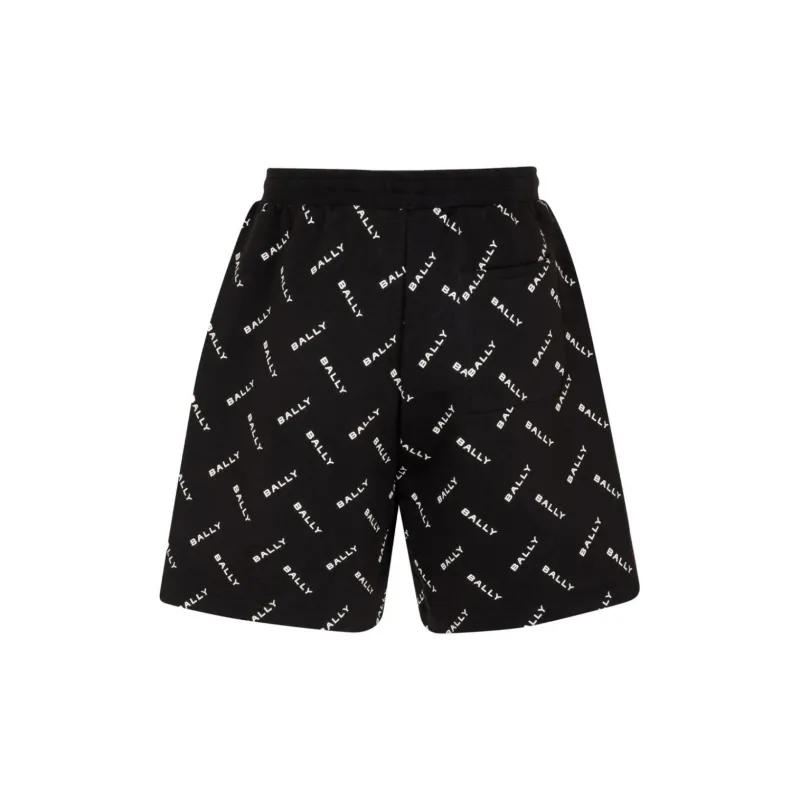 BALLY Logo print Track Shorts-1