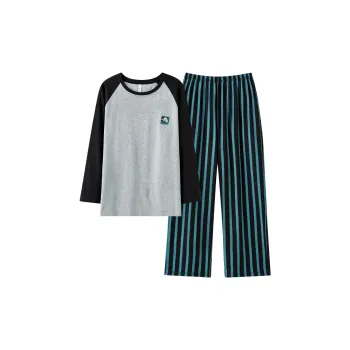 PBENO PD Pajama Set Men's Gray Black