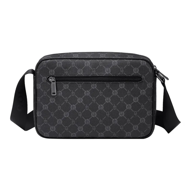 GOLF PVC Crossbody Bag, Shoulder Bag Men's Black-4