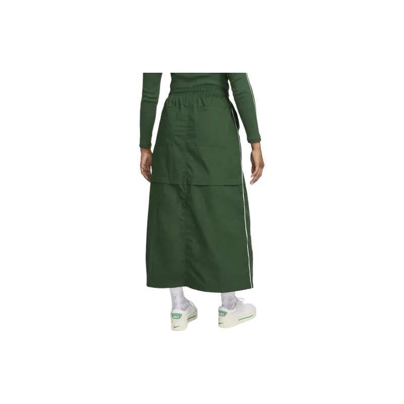 Nike Casual Long Skirt Women's Green-1