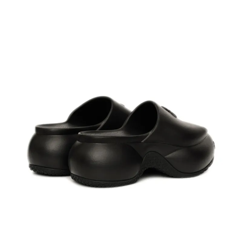 SMFK Compass Slide Slippers Women's Wilderness Black Runs Large, Suggestion Consider 1 Size Down.-1