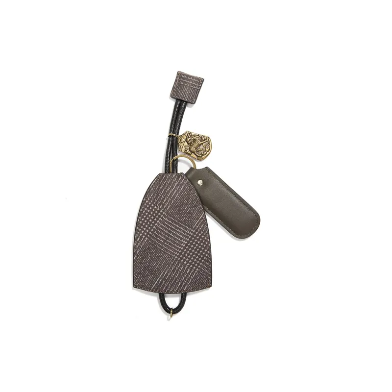 BVP Cow Leather Key Pouch Regular Men's Vintage Green/Obsidian Black-1