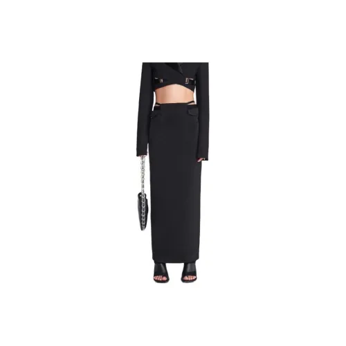 DION LEE Casual Long Skirts Women's Black/Black