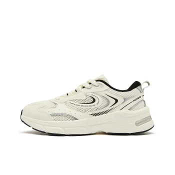QIAODAN Kaiyuan SE Casual Shoes Men Low-Top Ivory Black